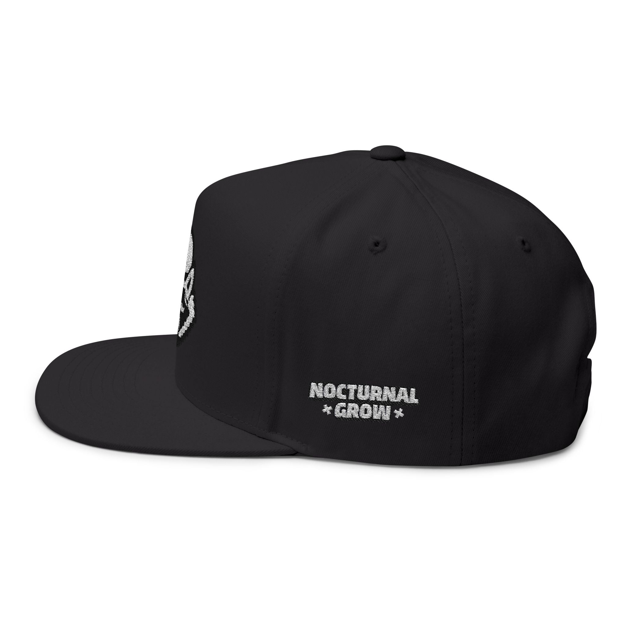 Nocturnal Grow - Trash Panda Snapback Hat in Black