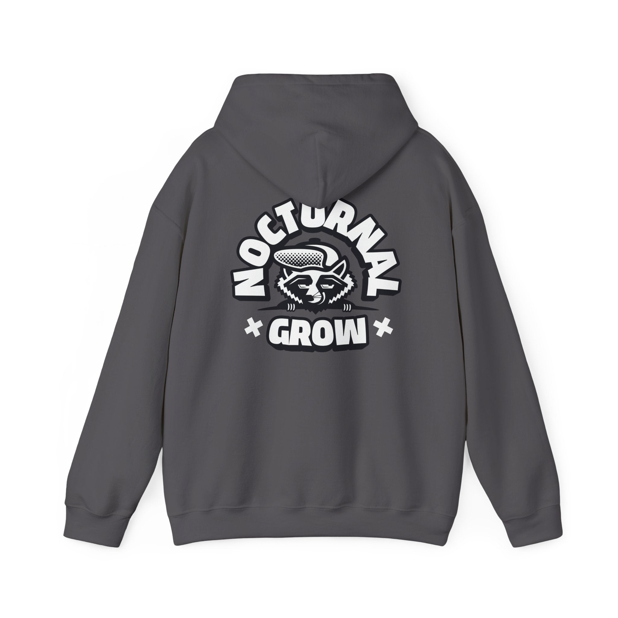 Nocturnal Grow - Crystalberry Hoodie in Charcoal
