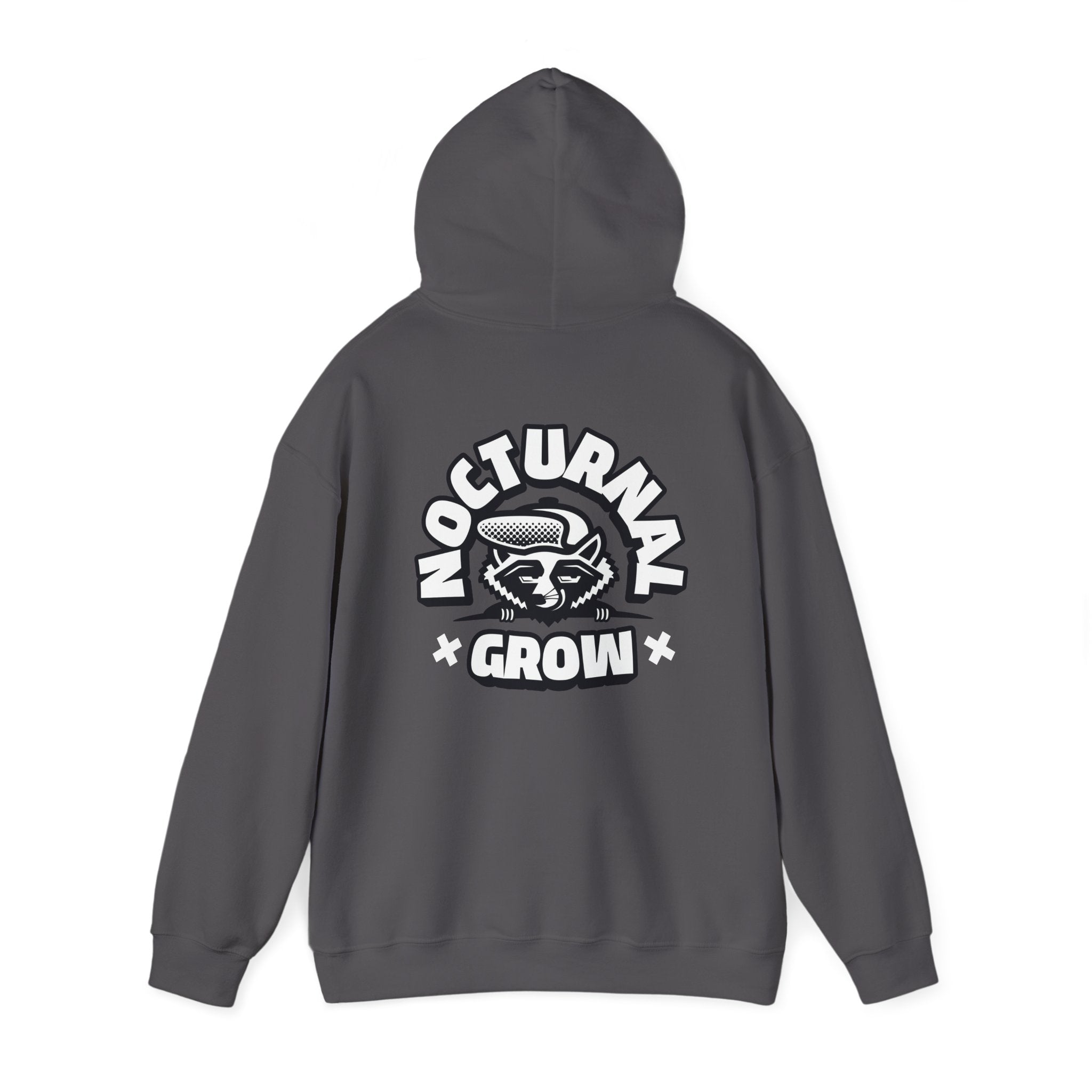 Nocturnal Grow - Crystalberry Hoodie in Charcoal