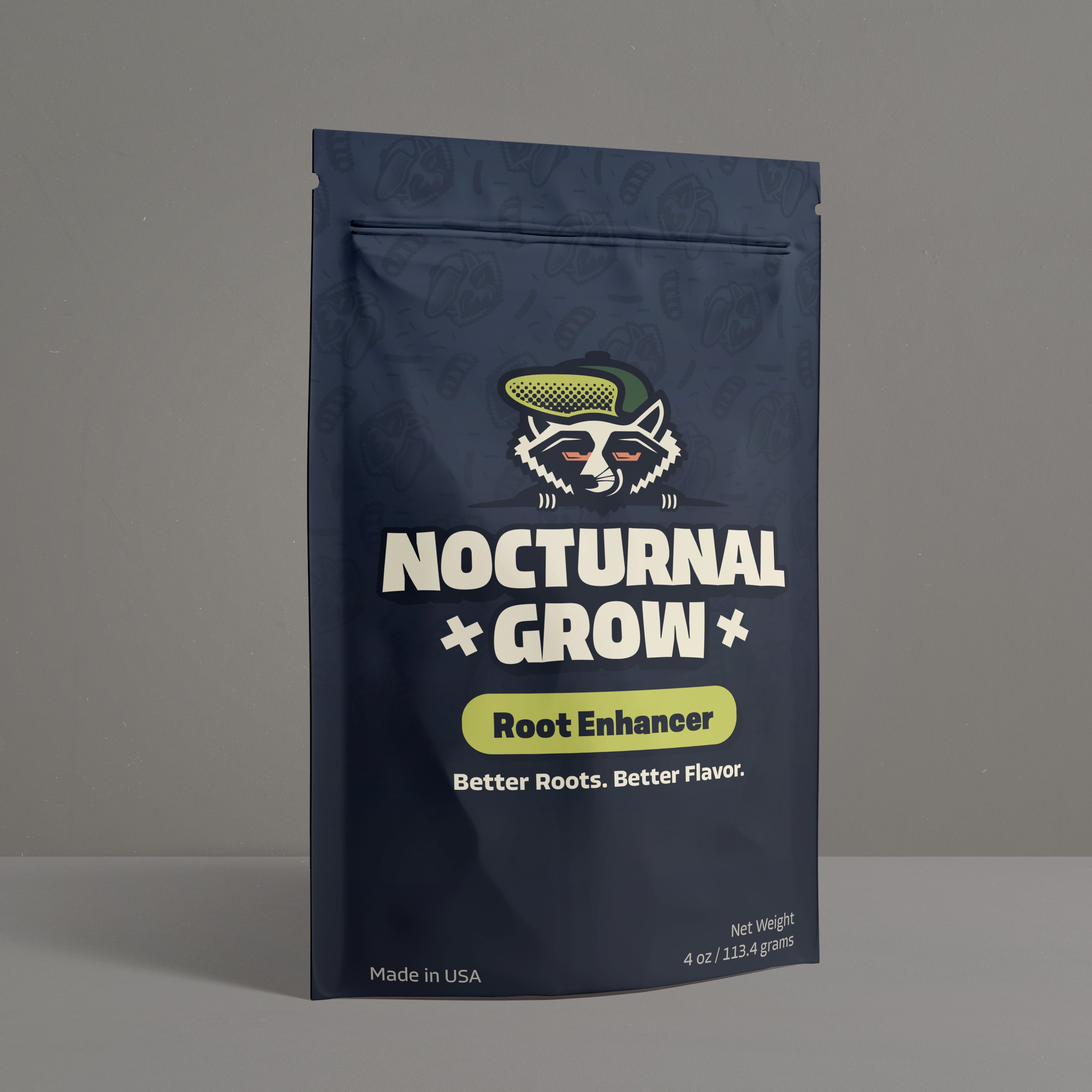 Nocturnal Grow Microbial Booster with Mycorrhizae and beneficial microbes for cannabis root health, Package Front